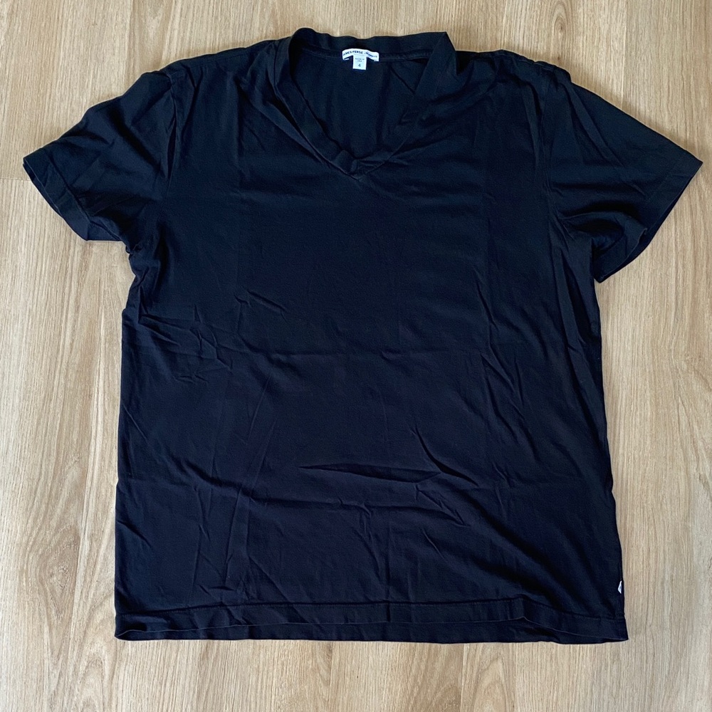 James Perse Black Short Sleeve Tee